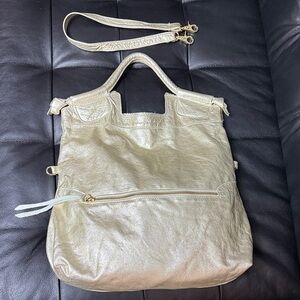 Foley and Corinna Champagne Gold Women's Convertible Bag